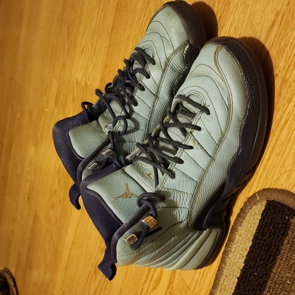 Jordan 12s medium blue